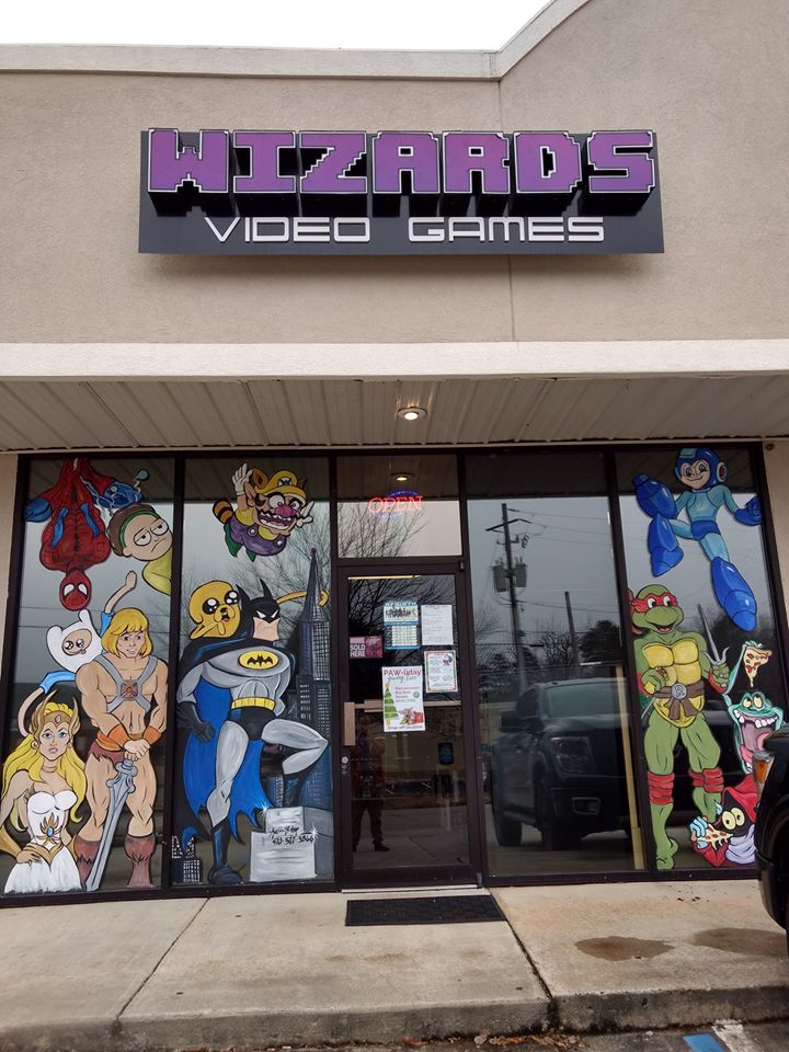 Wizards Video Games, tienda de TCG en Gainesville
