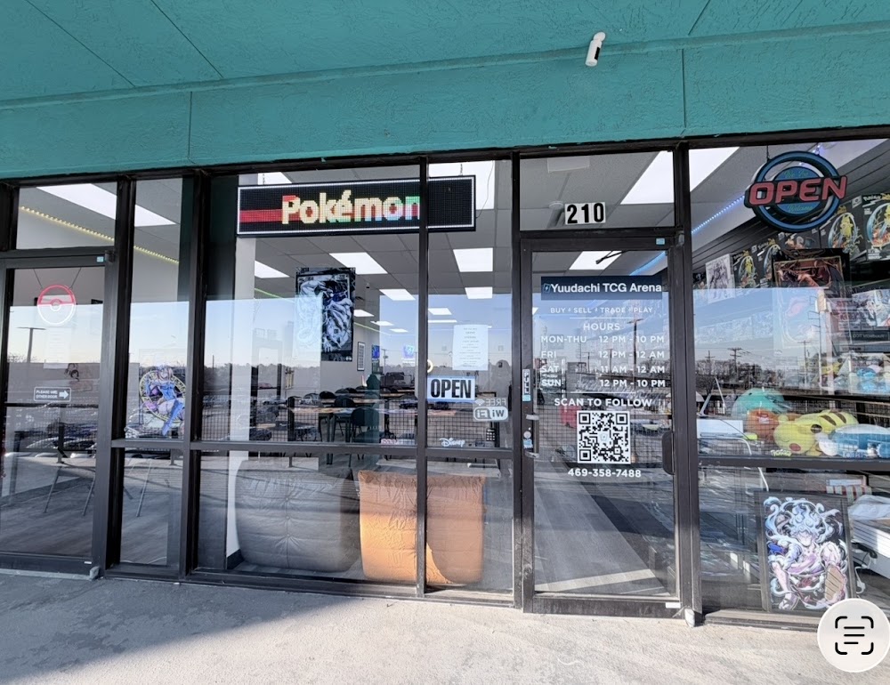 Yuudachi TCG Arena, tienda de TCG en Irving